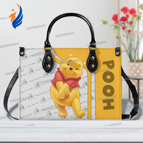 Winnie The Pooh Quilt Blanket For Fans Home Decor Gift Custom Winnie The Pooh Leather Handbag: Stylish Women s Purses Ideal for Pooh Lovers - Handmade & Unique!