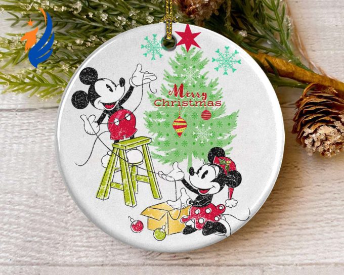 Merry Christmas Mickey Minnie Ornament Disney Merry Christmas Mickey Minnie Ornament Disney