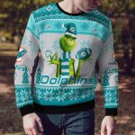 Miami Dolphins The Grinches Christmas AOP Ugly Sweater
