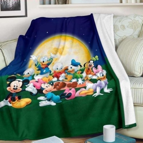 Mickey And Donald Picnic Disney Premium Blanket – Blanket Home Decor Gift