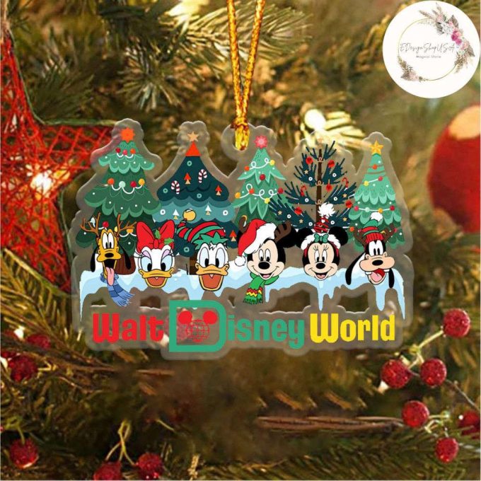 Mickey and Friends Walt Disney World Christmas Ornament, Disney Christmas Ornament