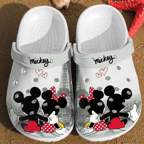 Mickey And Minnie Clogs-Slippers Classic Clogs Shoes In Gray