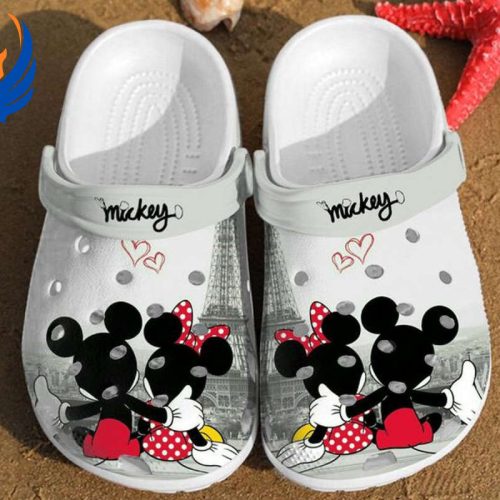 Mickey And Minnie Clogs-Slippers Classic Clogs Shoes In Gray