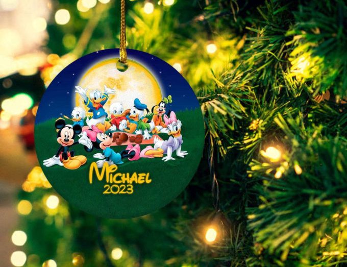 Mickey Clubhouse Ornament, Mickey Christmas Ornament, 2024 Christmas Ornament