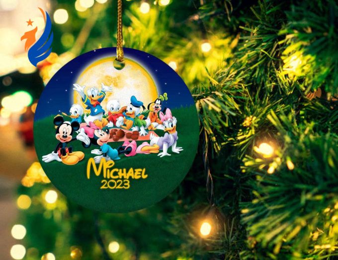 Mickey Clubhouse Ornament, Mickey Christmas Ornament, 2024 Christmas Ornament