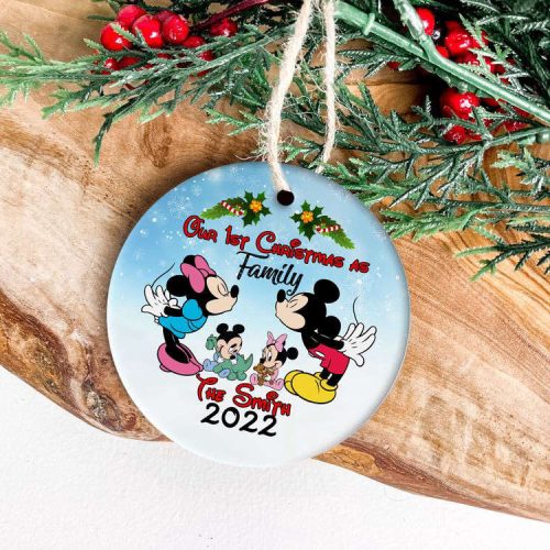 Mickey Family Christmas Ornament Mickey Family Christmas Ornament
