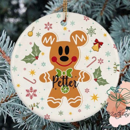 Mickey Gingerbread ornament, Mickey Mouse Ornament Mickey Gingerbread ornament, Mickey Mouse Ornament