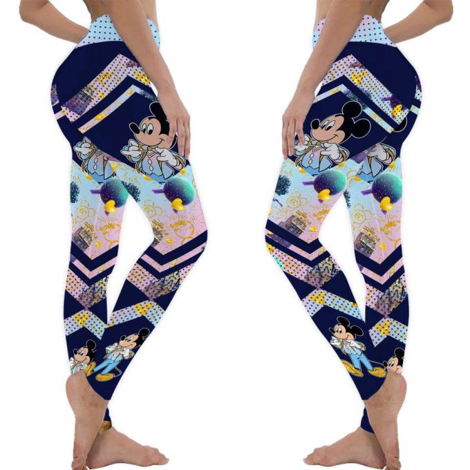 Mickey magic pattern Disney custom name 3D Printed Hoodie