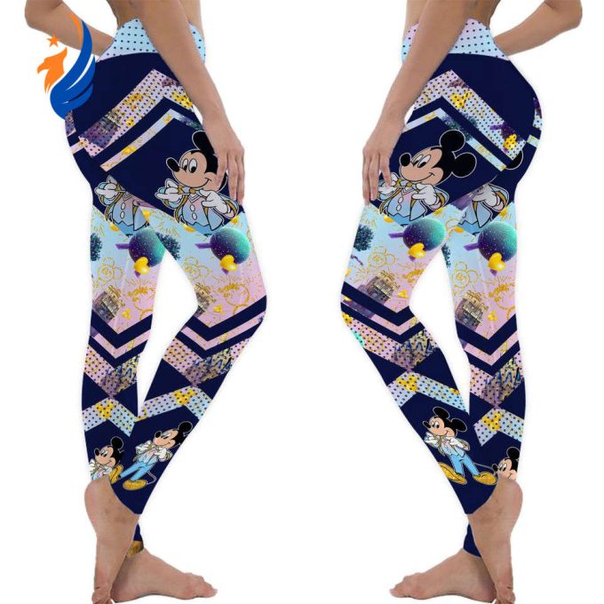 Mickey magic pattern Disney custom name 3D Printed Hoodie