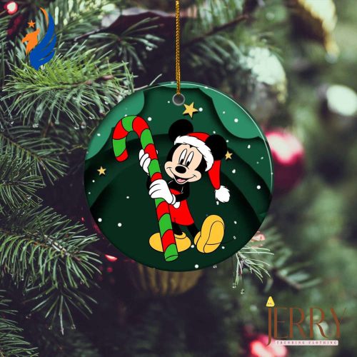 Mickey Mouse  Christmas Decorations Ceramic Circle Ornament, Disney Christmas Ornaments, Disney Xmas Decorations Mickey Mouse  Christmas Decorations Ceramic Circle Ornament, Disney Christmas Ornaments, Disney Xmas Decorations