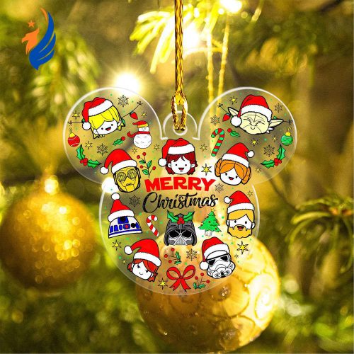 Mickey Mouse Christmas Ornament, Baby Yoda Christmas Ornament Mickey Mouse Christmas Ornament, Baby Yoda Christmas Ornament