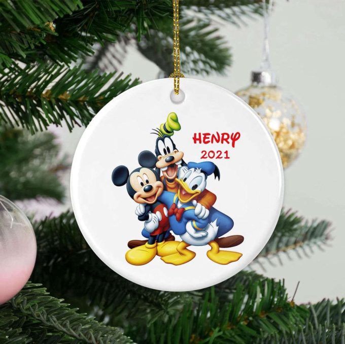 Mickey Mouse Christmas Ornament – Disney Ornament – Goofy