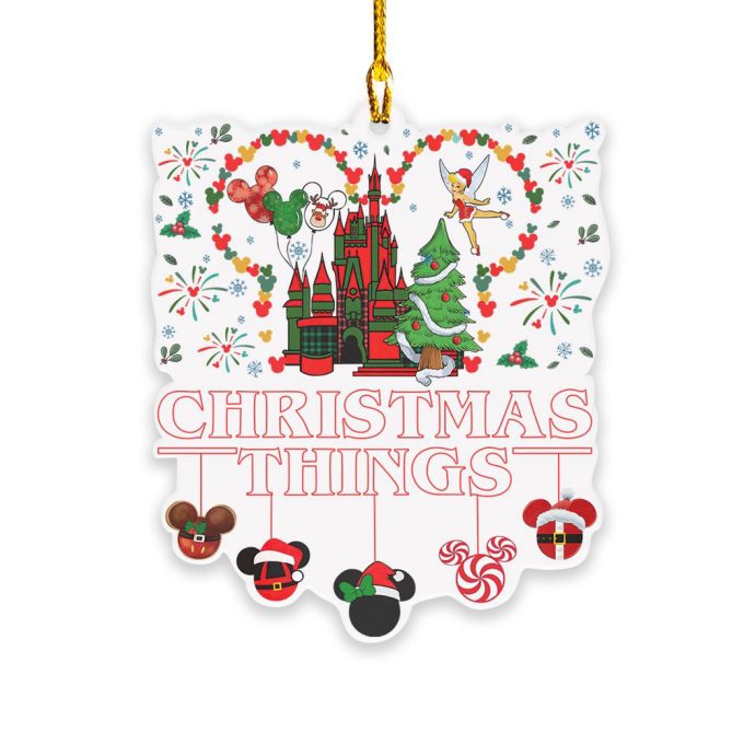 Mickey Mouse Christmas Ornament, Mickey Ears Christmas Ornament