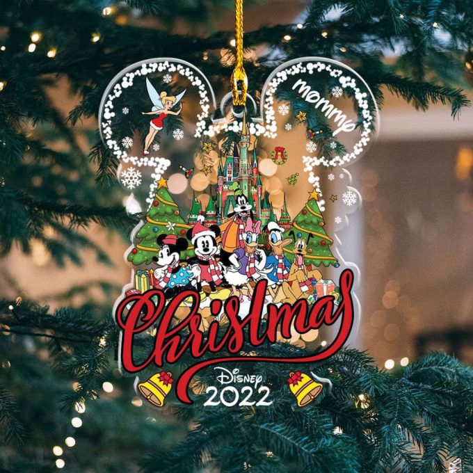 Mickey Mouse Christmas Ornament, Mommy Mickey Christmas Ornament