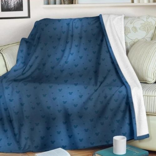 Mickey Mouse Disney Blue Premiun Blanket – Blanket Home Decor Gift