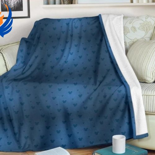 Mickey Mouse Disney Blue Premiun Blanket – Blanket Home Decor Gift