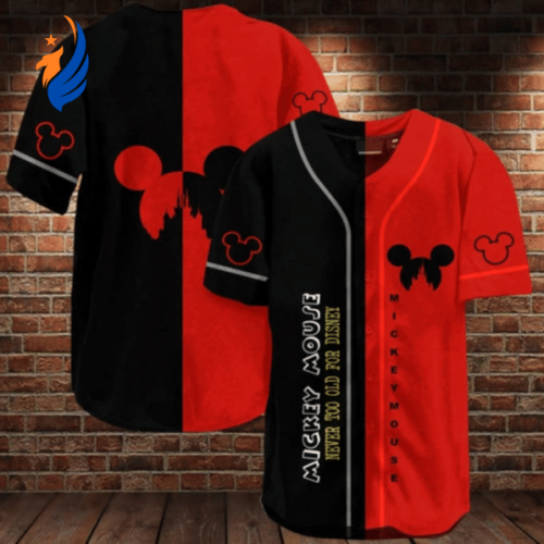 Mickey Mouse Disney Cartoon Lover Baseball Jersey – Perfect Gift for Disney Fans!