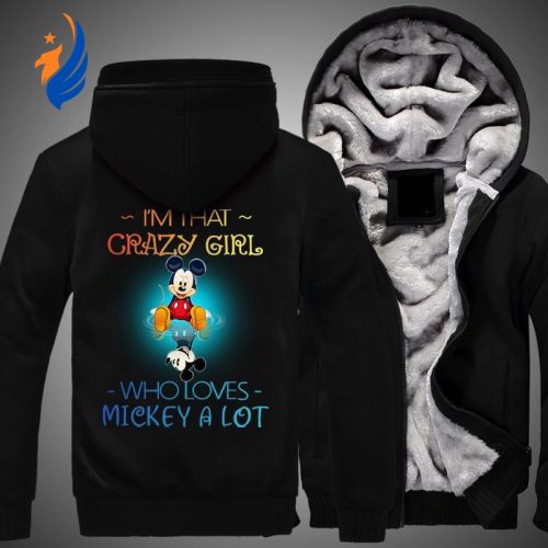 Mickey Mouse Im That Crazy Girl Who Loves A Lot Over Print 3d Hoodie Fleece Zip Hoodie 93 Mickey Mouse Im That Crazy Girl Who Loves A Lot Over Print 3d Hoodie Fleece Zip Hoodie 93