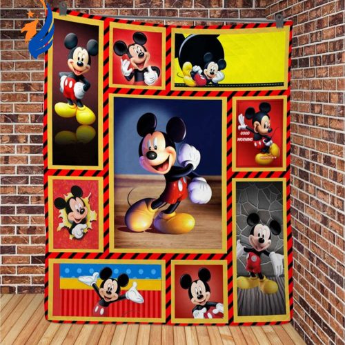 Mickey Mouse Mickey Mouse’ Lover Disney Fan Quilt Blanket – Blanket Home Decor Gift