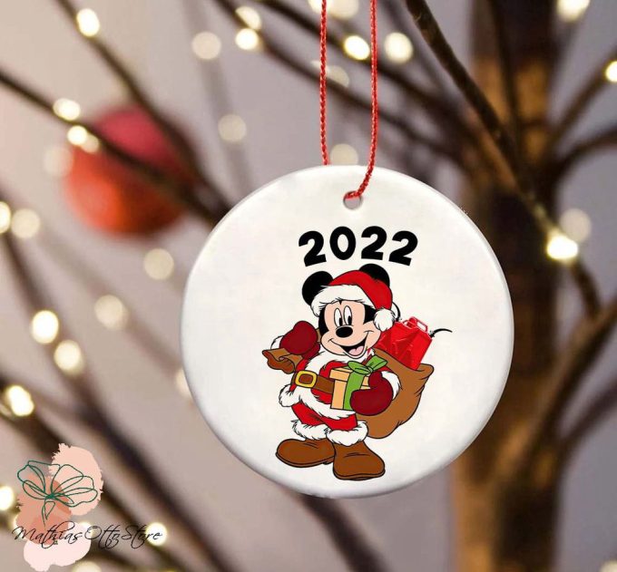 Mickey Mouse Ornament, Gas Shortage Inflation Xmas Ornament