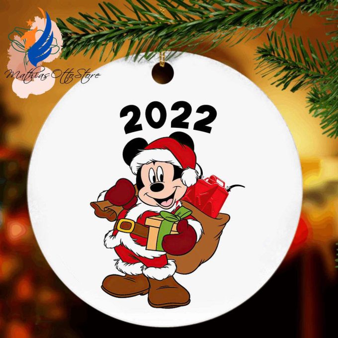 Mickey Mouse Ornament, Gas Shortage Inflation Xmas Ornament Mickey Mouse Ornament, Gas Shortage Inflation Xmas Ornament