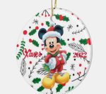 Mickey Mouse Ornament, Personalized Mickey Christmas Mickey Mouse Ornament, Personalized Mickey Christmas