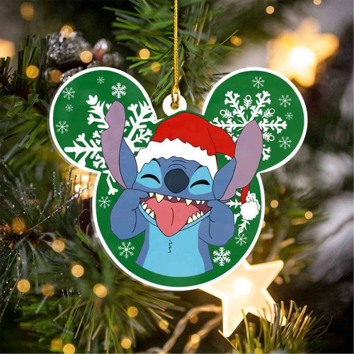 Mickey Mouse Stitch Ornament, Stitch  Ornament Gift, Stitch  Christmas Ornament Mickey Mouse Stitch Ornament, Stitch  Ornament Gift, Stitch  Christmas Ornament