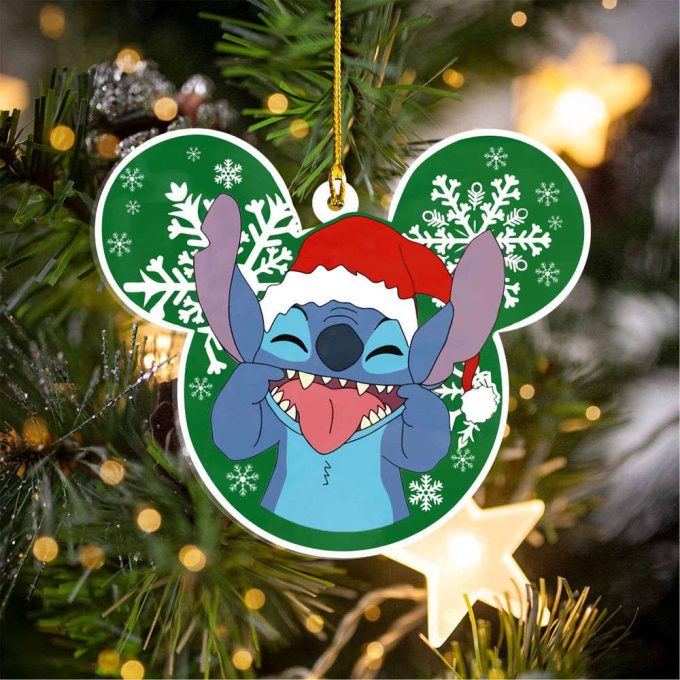 Mickey Mouse Stitch Ornament, Stitch  Ornament Gift, Stitch  Christmas Ornament