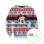 Mickey Mouse Ugly Sweater All Over Print, Mickey Mouse Disney Lover Ugly Christmas Sweater, Disney Fan 3D Sweater Hoodie Sweatshirt