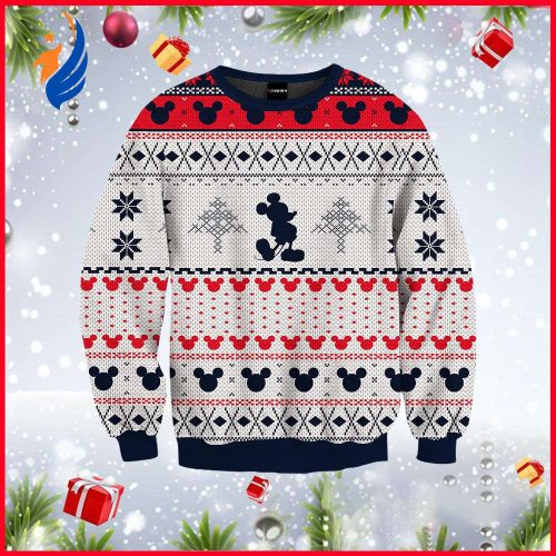 Mickey Mouse Ugly Sweater, Christmas Gift, Disney Mickey Mouse Ugly Christmas Movie Mickey Mouse Ugly Sweater, Christmas Gift, Disney Mickey Mouse Ugly Christmas Movie