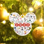 Mickey Mouse Year in Review Christmas Ornament 2022 Ornament