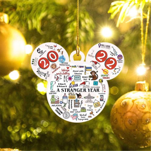 Mickey Mouse Year in Review Christmas Ornament 2022 Ornament Mickey Mouse Year in Review Christmas Ornament 2022 Ornament