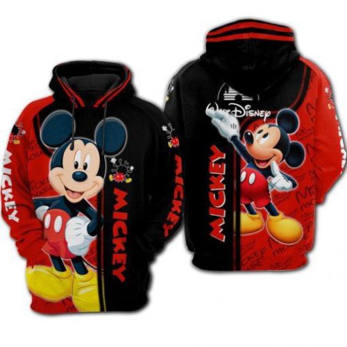 Mickey Mouseu Hoodie Zip Hoodie 3D 1 Mickey Mouseu Hoodie Zip Hoodie 3D 1