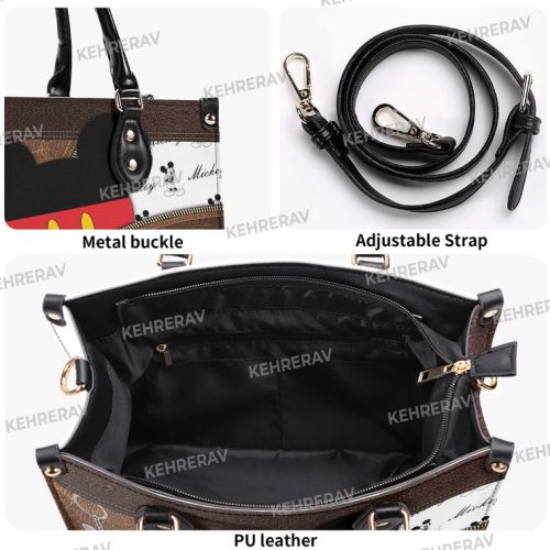 Mickey Symbol Leather Handbag, Mickey Women Bags Purses, Mickey Lover’s Handbag, Custom Leather Bag,Woman Handbag, Handmade Bag,Vintage Bag