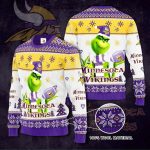 Minnesota Vikings Grinches Knit Ugly Christmas sweater Minnesota Vikings Grinches Knit Ugly Christmas sweater