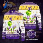 Minnesota Vikings Grinches Knit Ugly Christmas sweater Minnesota Vikings Grinches Knit Ugly Christmas sweater