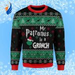 My Patronus Is Grinches Ugly Christmas Sweater Gift Xmas My Patronus Is Grinches Ugly Christmas Sweater Gift Xmas