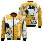 Nashville Predators Snoopy Lover Bomber Jacket  – Gift for Men Women