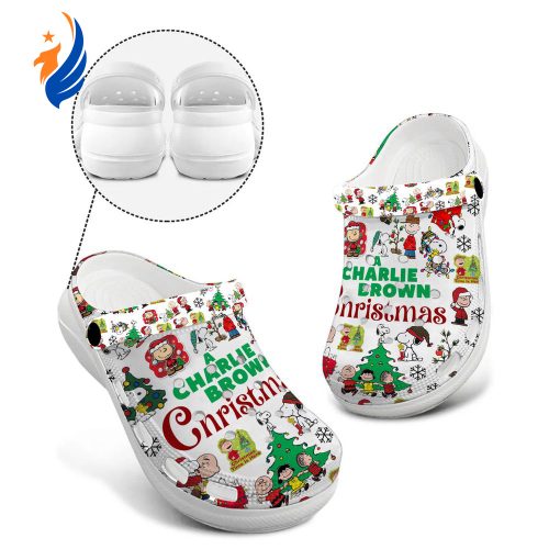 New Design A Charlie Brown Christmas Snoopy White High-sole Clogs New Design A Charlie Brown Christmas Snoopy White High-sole Clogs