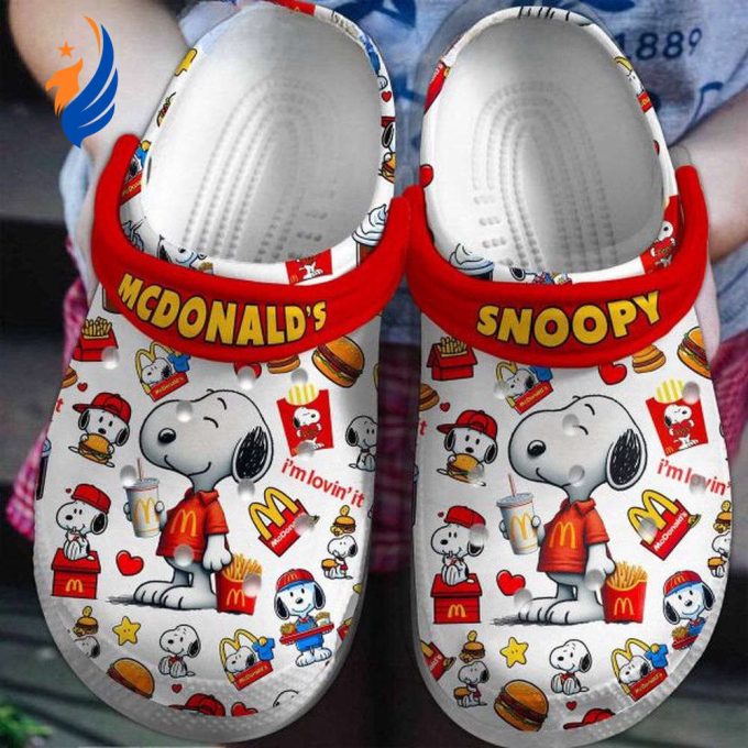 New Design Snoopy Macdonald’s Funny Clogs Shoes