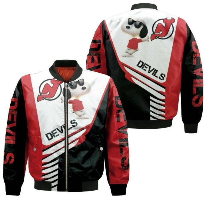 New Devils Snoopy For Fans Bomber Jacket  – Gift for Men Women