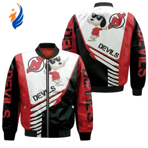New Devils Snoopy For Fans Bomber Jacket  – Gift for Men Women