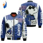 New York Giants Snoopy Lover Bomber Jacket