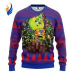 New York Rangers Grinches Hug Ugly Christmas Sweater, All Over Print Sweatshirt