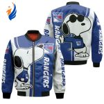 New York Rangers Snoopy Lover Bomber Jacket  – Gift for Men Women New York Rangers Snoopy Lover Bomber Jacket  – Gift for Men Women