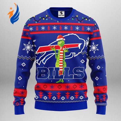NFL Buffalo Bills Funny Grinches Christmas Ugly Sweater -LaP NFL Buffalo Bills Funny Grinches Christmas Ugly Sweater -LaP