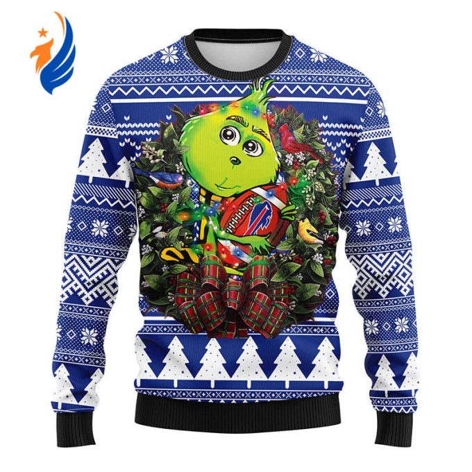 NFL Buffalo Bills Grinches Hug Christmas Ugly Sweater -LaP NFL Buffalo Bills Grinches Hug Christmas Ugly Sweater -LaP