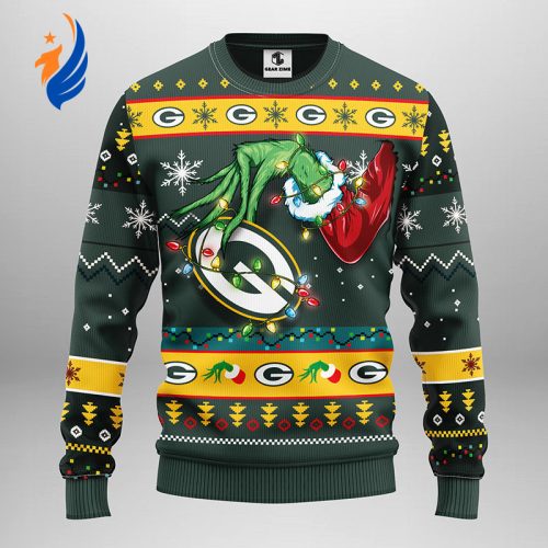 NFL Green Bay Packers Grinches Christmas Ugly Sweater -LaP NFL Green Bay Packers Grinches Christmas Ugly Sweater -LaP