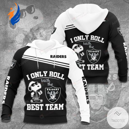 Oakland Raiders Snoopy I Only Roll With The Best Team For Unisex 3D All Over Print Hoodie Zip up Hoodie Oakland Raiders Snoopy I Only Roll With The Best Team For Unisex 3D All Over Print Hoodie Zip up Hoodie