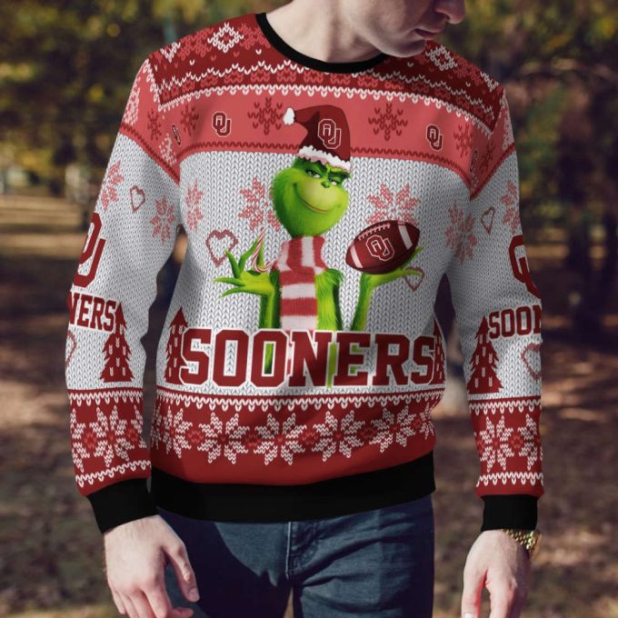 Oklahoma Sooners The Grinches Christmas AOP Ugly Sweater